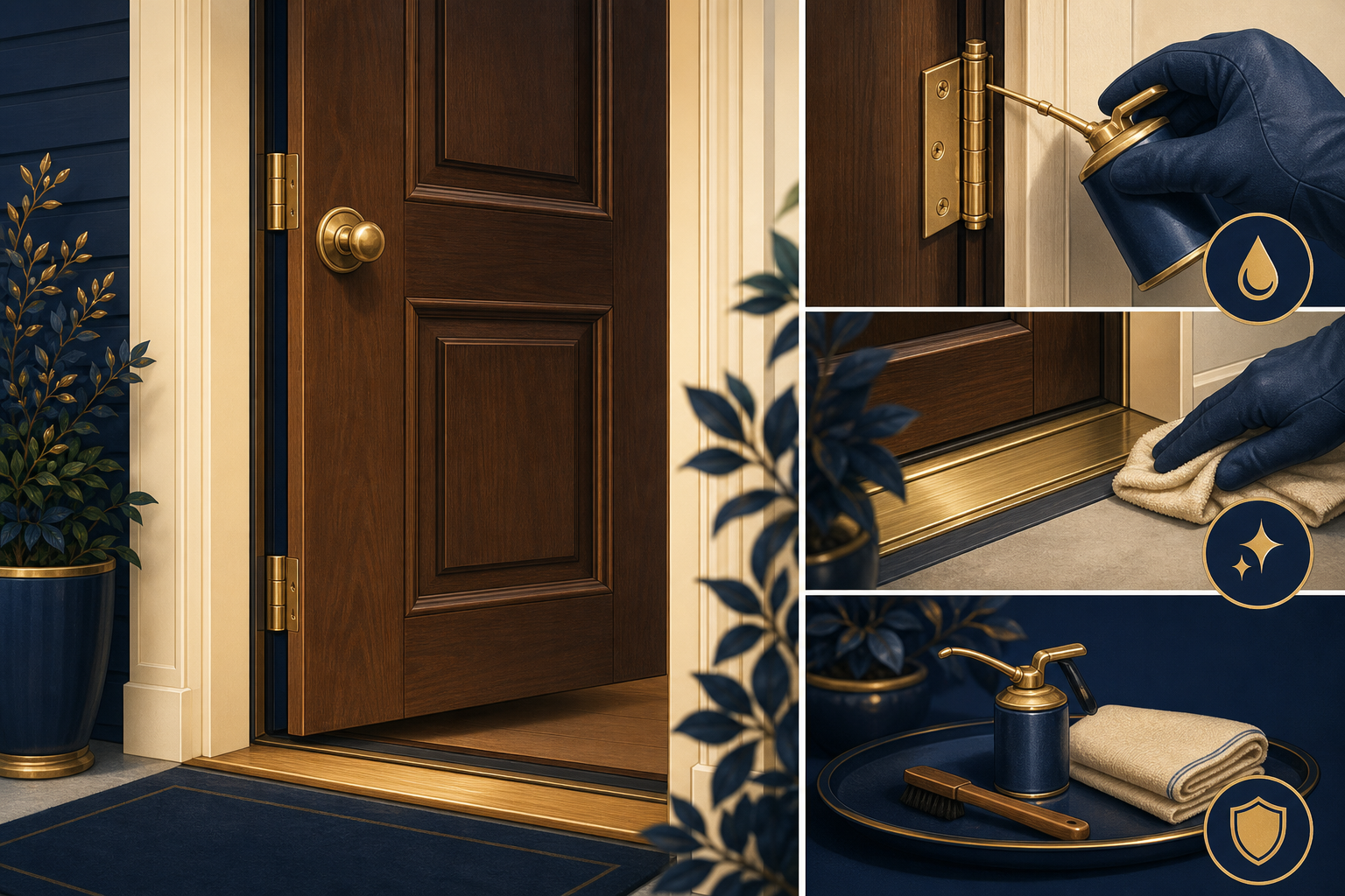 Prevention routine for sticking door