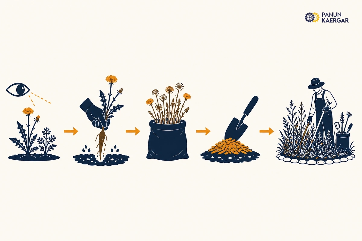 Practical garden weeds taking over troubleshooting steps