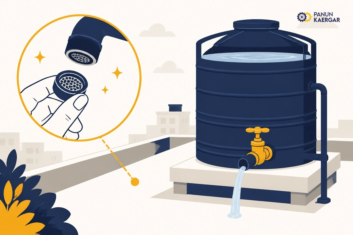Simple prevention step for low water pressure at home
