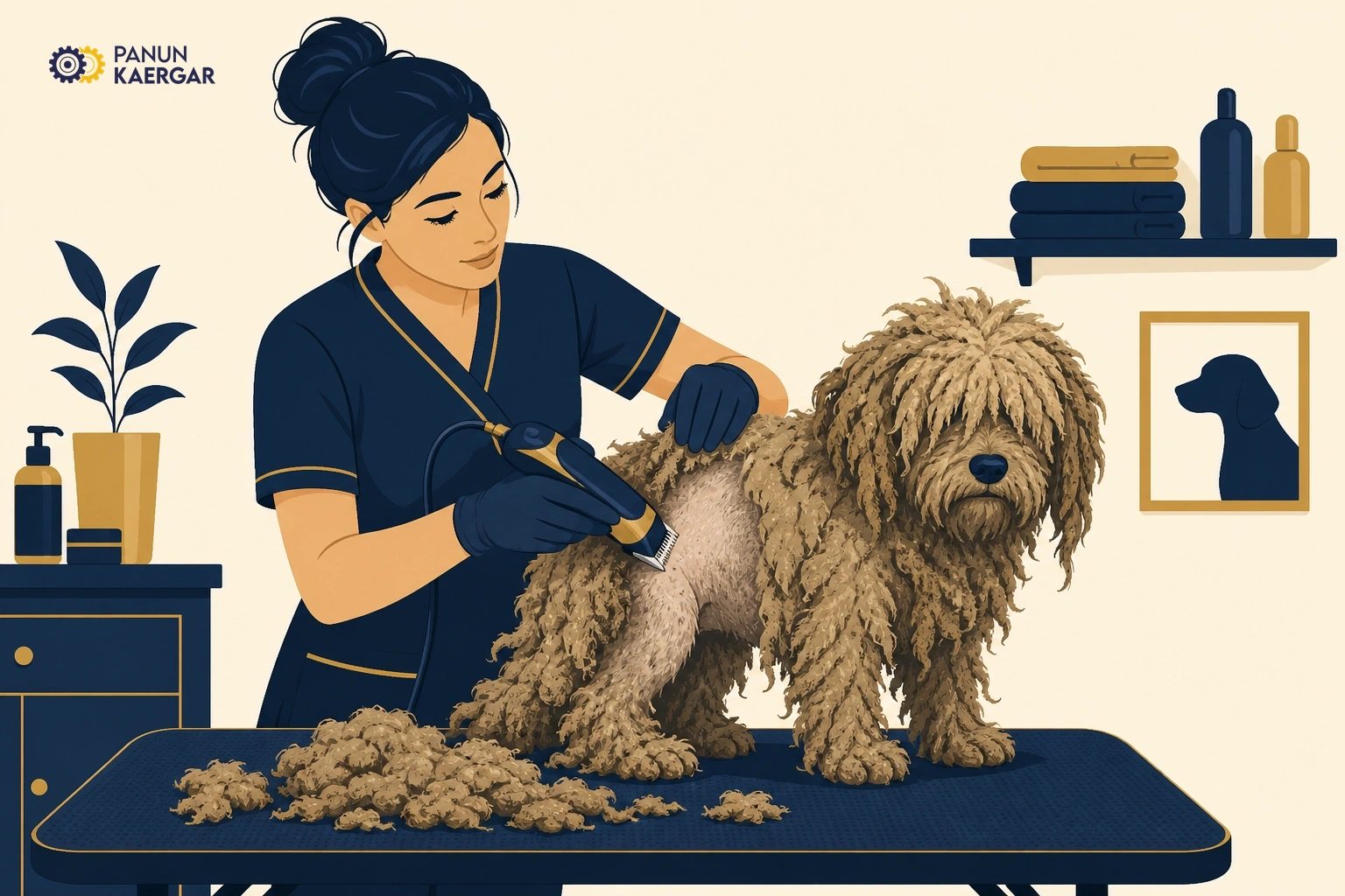 Book grooming — Pros can shave safely where home scissors risk cuts