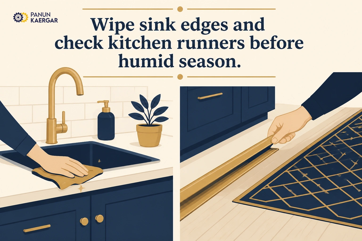 Simple prevention step for modular kitchen problems