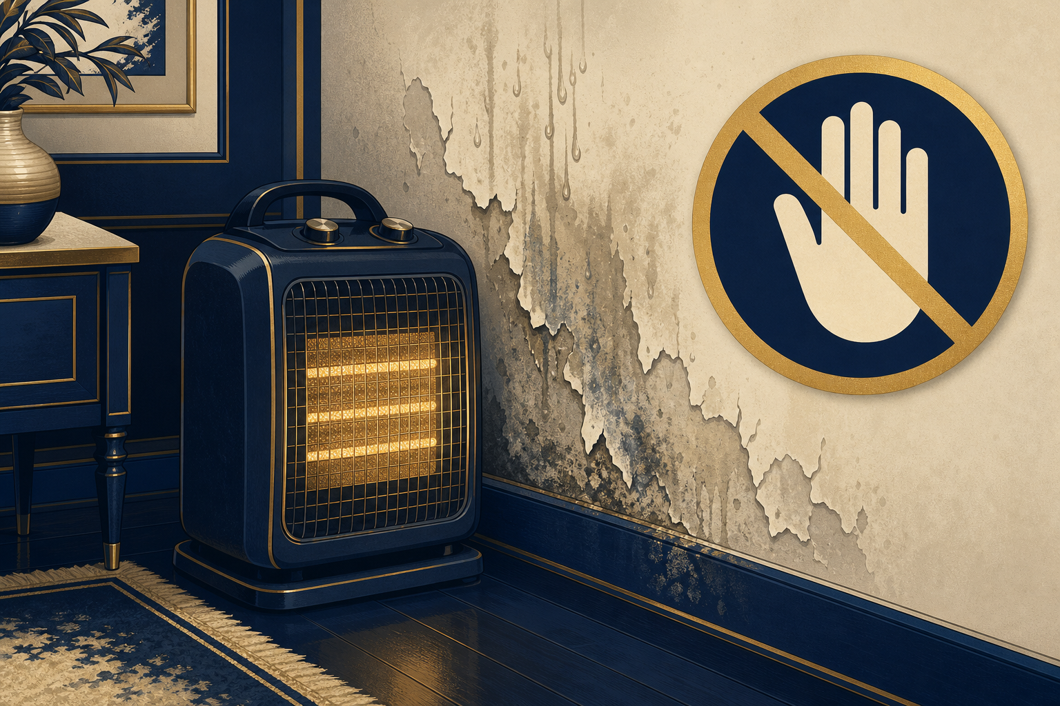 Unsafe shortcut to avoid when dealing with damp wall