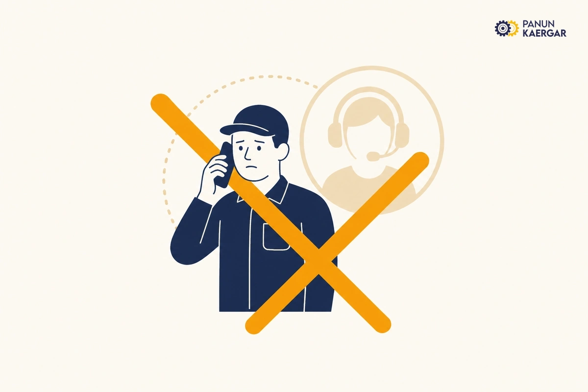 Customer calling support after a missed home-service appointment
