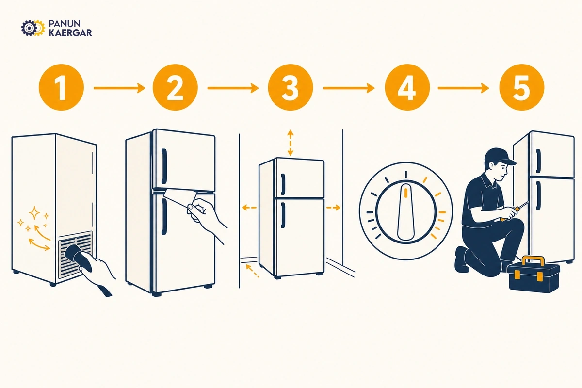 Practical refrigerator not cooling troubleshooting steps