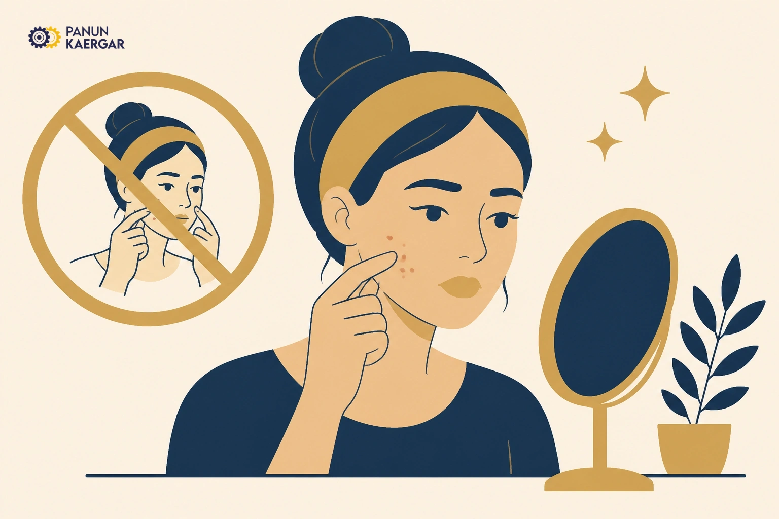 Do not pick or re-scrub — Further abrasion worsens barrier damage