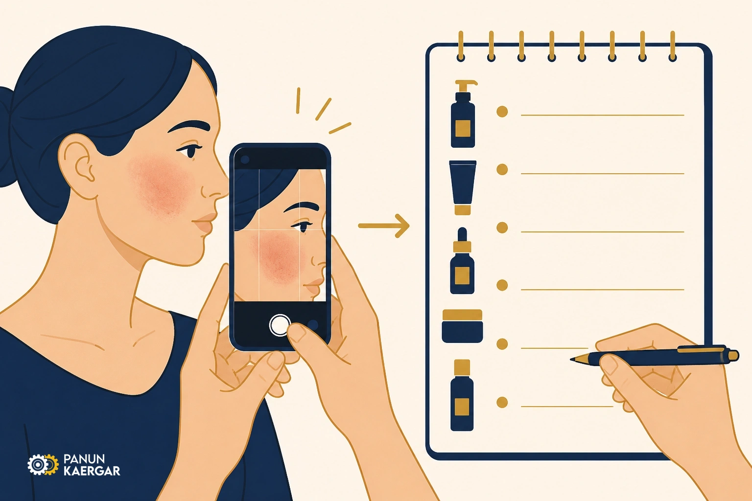 Photograph and list products — This helps the salon or doctor identify the trigger