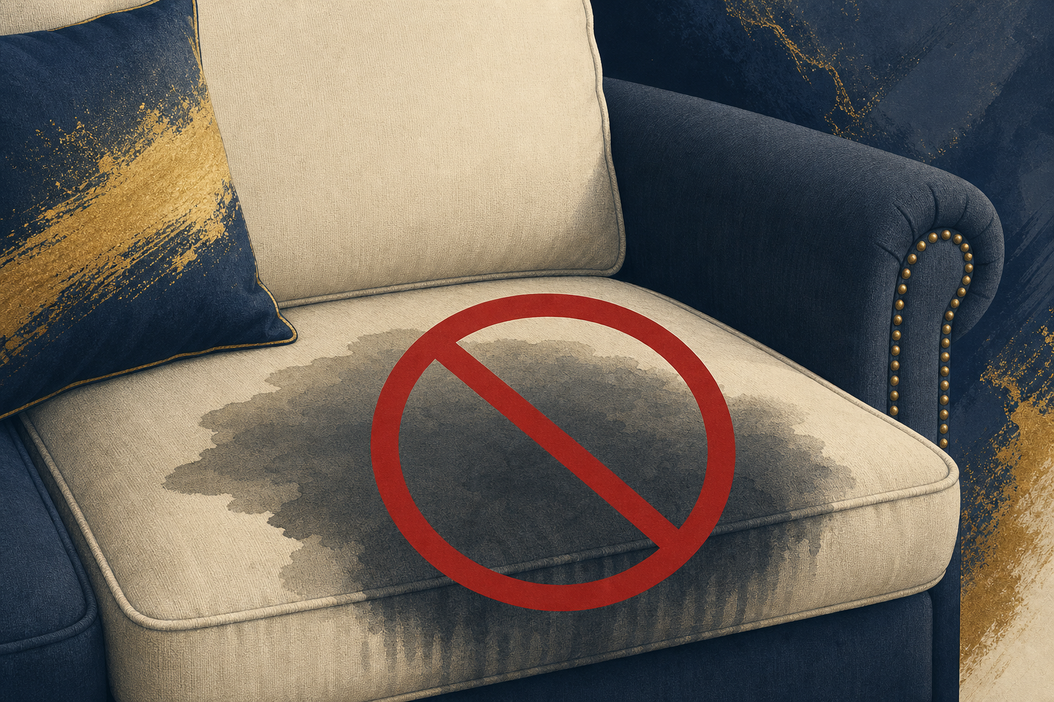 Unsafe shortcut to avoid when dealing with sofa stain or odour