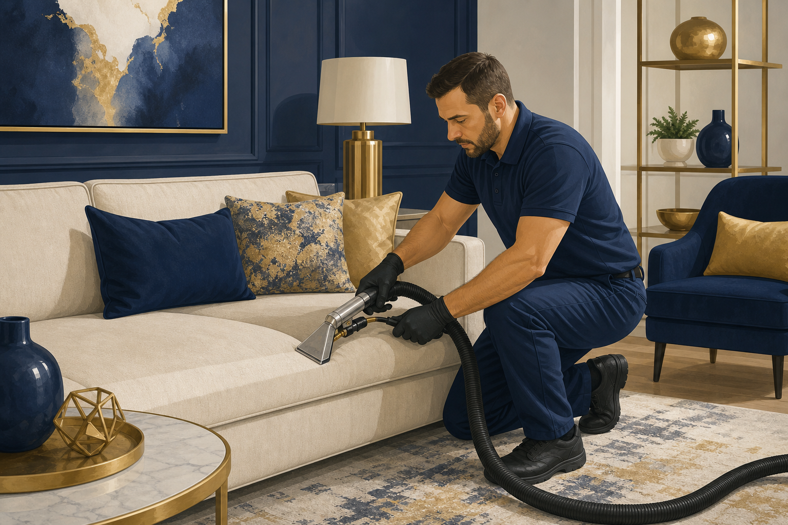 Book upholstery cleaning for sofa stain or odour