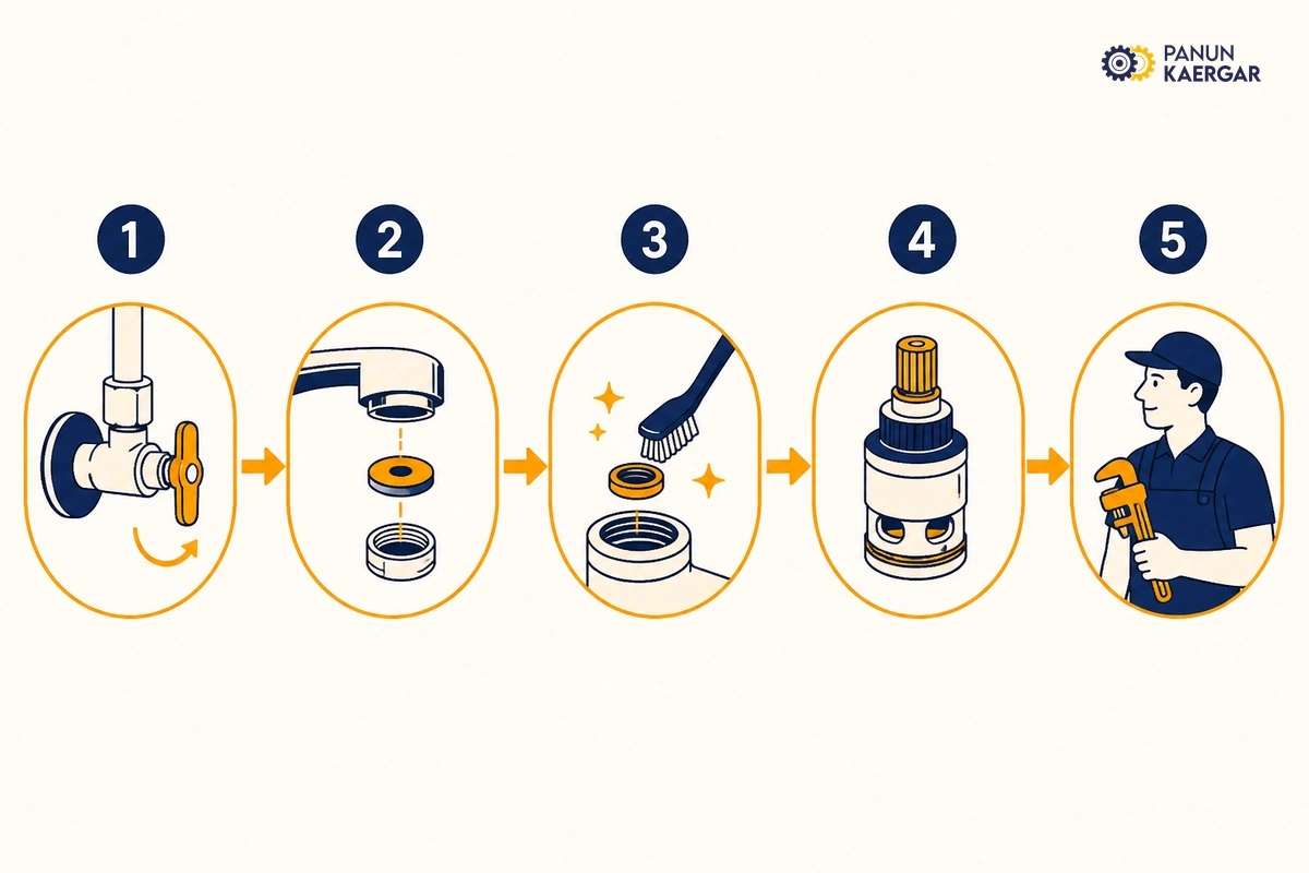 Practical tap keeps dripping troubleshooting steps