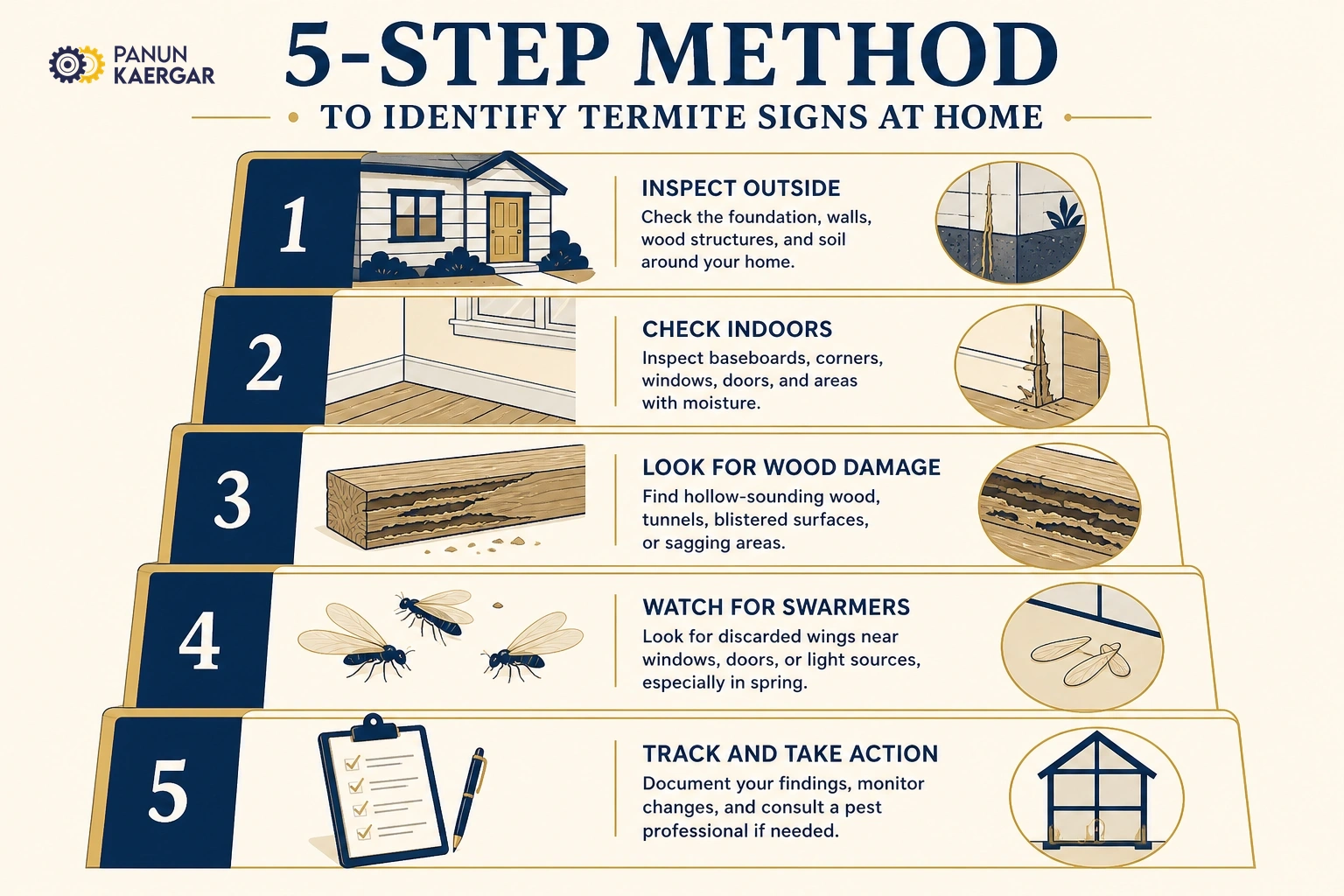 Practical termite signs at home troubleshooting steps
