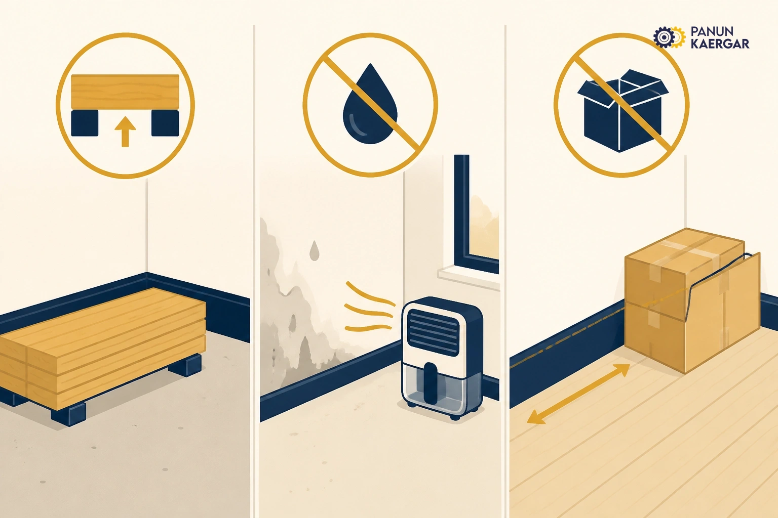 Simple prevention step for termite signs at home