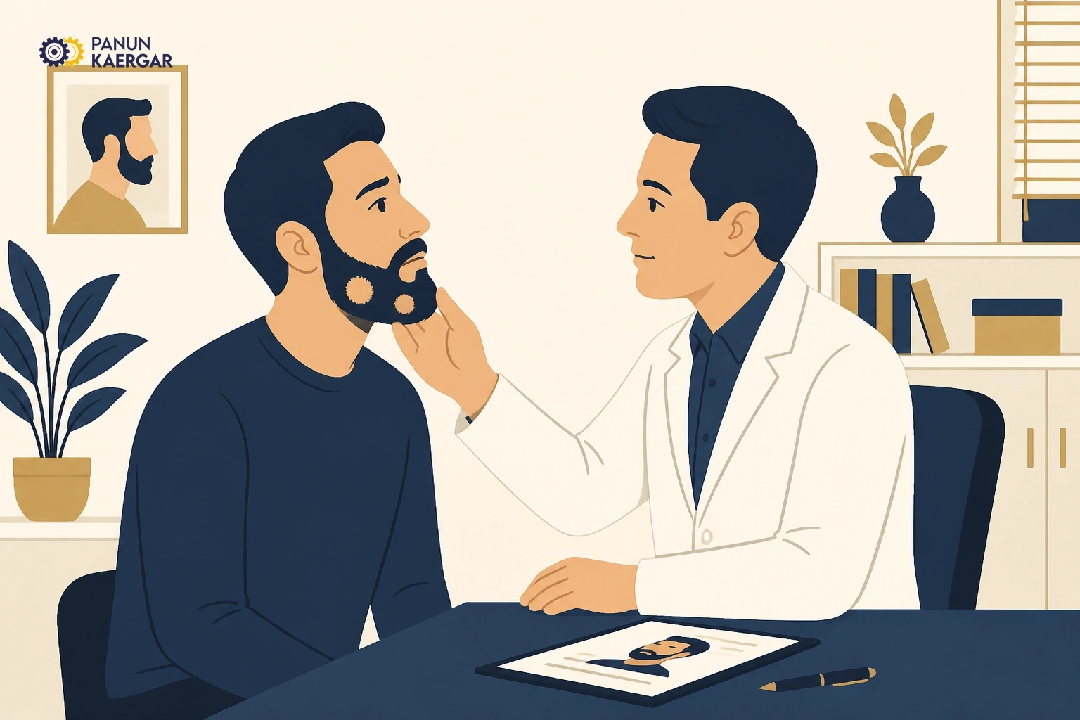 See a doctor if sudden — Round patches, pain, or rapid loss are not styling issues