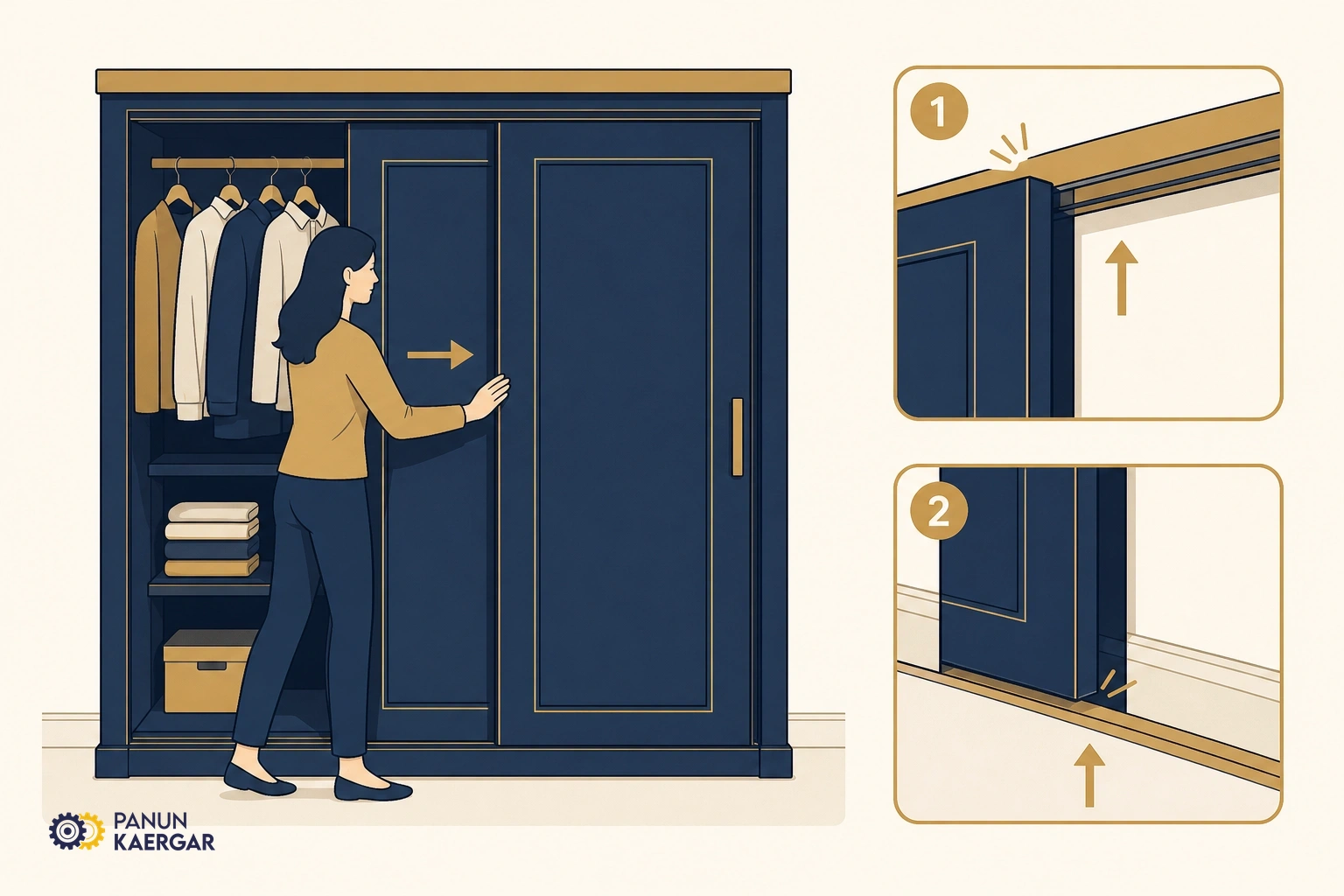 Stop forcing it — Open slowly and note exactly where it catches or lifts