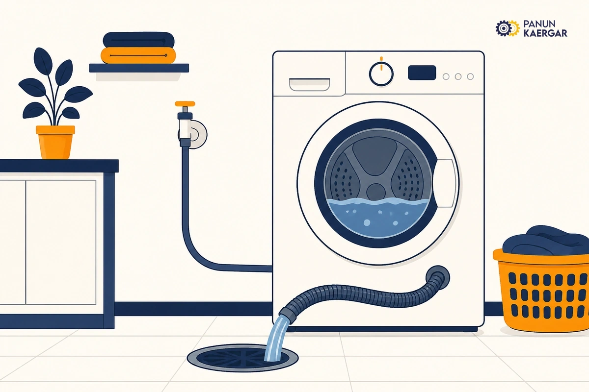 Drain first if water is sitting — Run a drain or spin-only programme; a full drum of water often will not accelerate into...